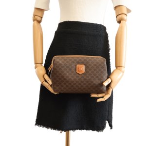 Céline Macadam Canvas Clutch Cosmetic Bag Carrier bags Celine 16