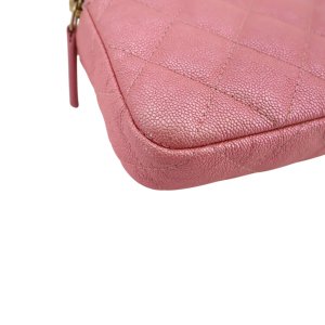 Chanel Double Zip Wallet on Chain WOC Iridescent Rosa Chanel Chanel 28