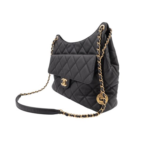 Chanel Hobo Bag Schwarz Chanel Chanel 7