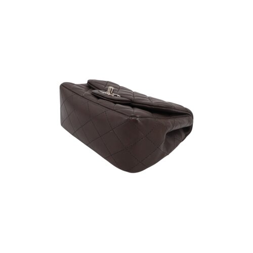 Chanel Mini Square Flap Bag Lambskin Grey SHW Chanel Chanel 11