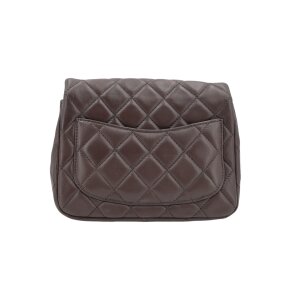 Chanel Mini Square Flap Bag Lambskin Grey SHW Chanel Chanel 22
