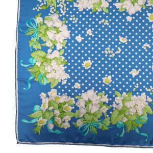 Christian Dior Carré Silk Scarf with Floral Pattern Dior Carre 22