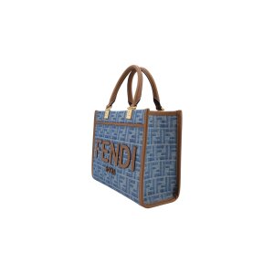 Fendi Sunshine Small Denim Carrier bags Fendi 26