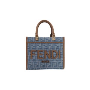 Fendi Sunshine Small Denim Carrier bags Fendi 25
