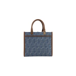 Fendi Sunshine Small Denim Carrier bags Fendi 27