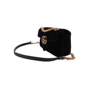Gucci Marmont Mini Samt Schwarz Gucci Gucci 18