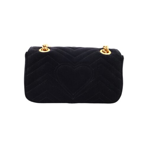 Gucci Marmont Mini Samt Schwarz Gucci Gucci 7