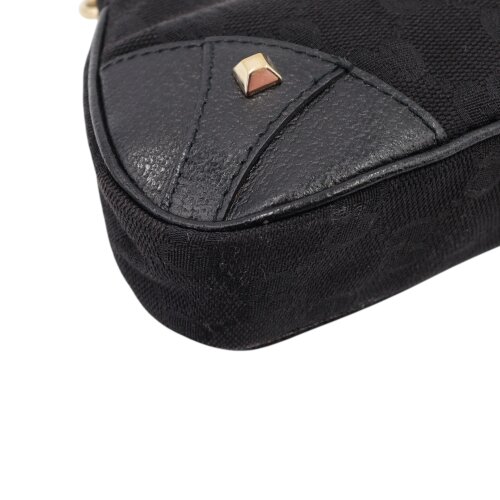Gucci GG Canvas Nail Chain Pochette Schwarz Gucci Gucci 11