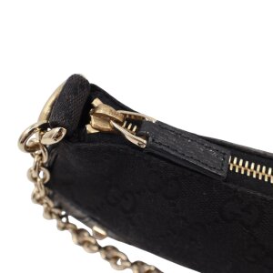 Gucci GG Canvas Nail Chain Pochette Schwarz Gucci Gucci 25