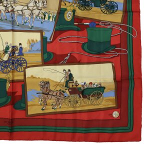 Hermès Carré 90 Carriage and Hat Seide Hermès Hermes 24