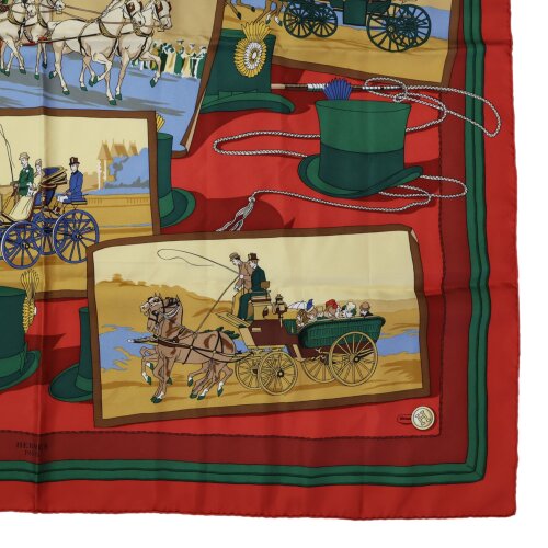 Hermès Carré 90 Carriage and Hat Silk Hermès Hermes 12