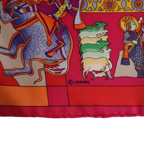 Hermès Carré 90 Fantaisies Indiennes Seide Hermès Hermes 16