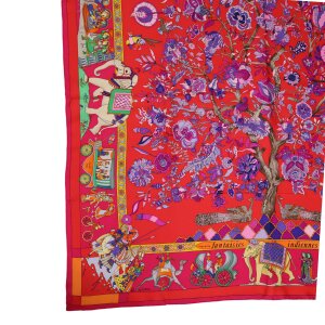 Hermès Carré 90 Fantaisies Indiennes Seide Hermès Hermes 24