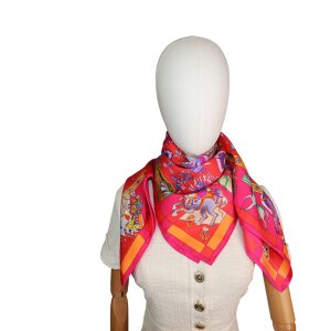 Hermès Carré 90 Fantaisies Indiennes Seide Hermès Hermes 21