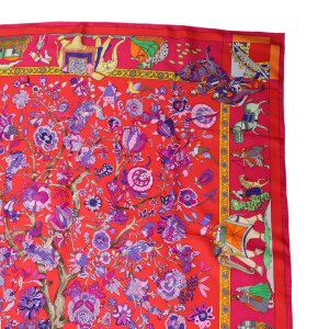 Hermès Carré 90 Fantaisies Indiennes Seide Hermès Hermes 25