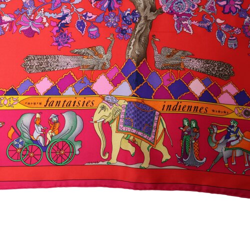 Hermès Carré 90 Fantaisies Indiennes Seide Hermès Hermes 13