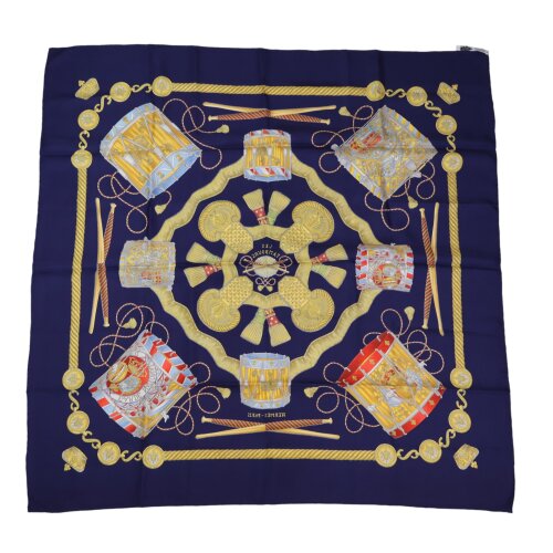 Hermès Carré 90 Les Tambours Silk Hermès Hermes 9