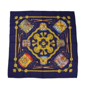 Hermès Carré 90 Les Tambours Silk Hermès Hermes 15