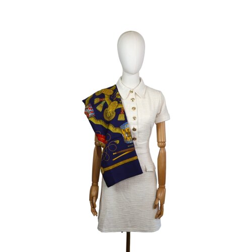 Hermès Carré 90 Les Tambours Silk Hermès Hermes 2