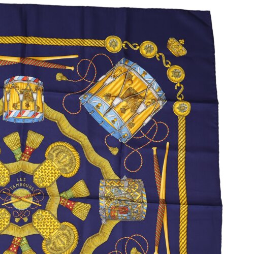 Hermès Carré 90 Les Tambours Silk Hermès Hermes 13