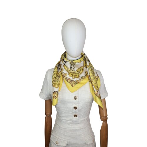 Hermès Carré 90 Lvdovicvs Magnvs Silk Hermès Hermes 6