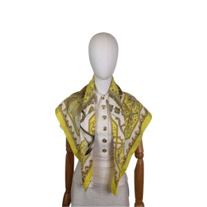 Hermès Carré 90 Lvdovicvs Magnvs Silk Hermès Hermes 21