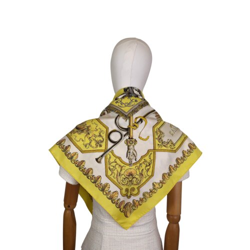 Hermès Carré 90 Lvdovicvs Magnvs Silk Hermès Hermes 8