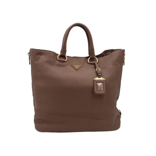 Prada Vitello Daino Shopping Bag Carrier bags Prada 6