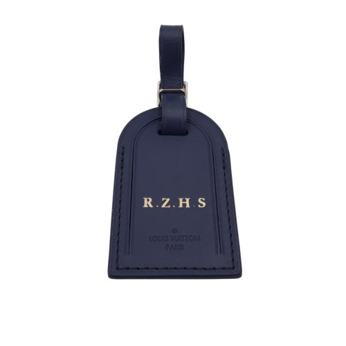 Louis Vuitton Luggage Tag Taschenanhänger Blau Louis Vuitton Louis Vuitton 2