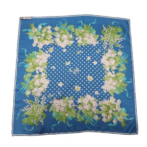 Christian Dior Carré Silk Scarf with Floral Pattern Dior Carre 26