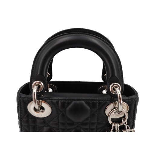 Christian Dior Lady Dior Mini Cannage Black Dior Dior 16