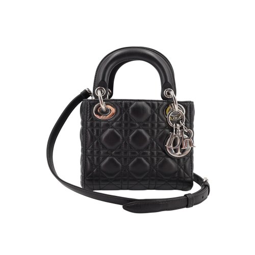 Christian Dior Lady Dior Mini Cannage Schwarz Dior Dior