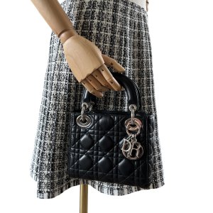 Christian Dior Lady Dior Mini Cannage Schwarz Dior Dior 27