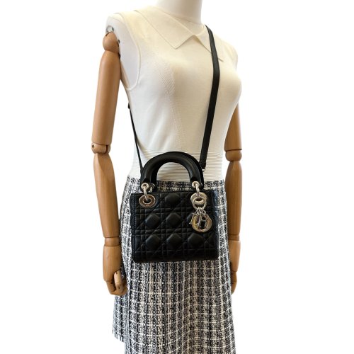 Christian Dior Lady Dior Mini Cannage Black Dior Dior 2