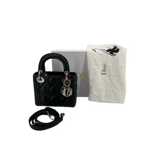 Christian Dior Lady Dior Mini Cannage Schwarz Dior Dior 26
