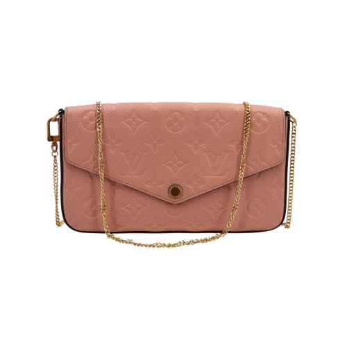 Louis Vuitton Felicie Pochette Empreinte Rose Poudre Handbags Louis Vuitton