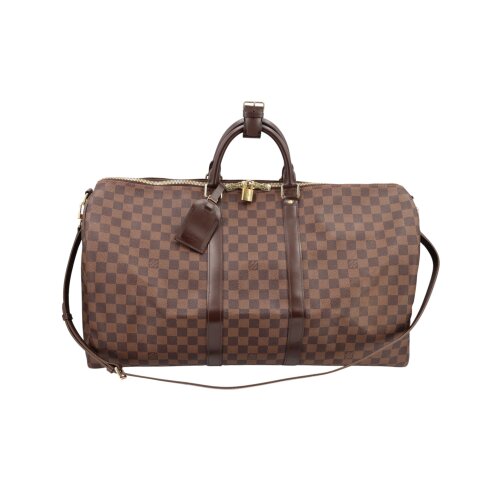 Louis Vuitton Keepall 55 Damier Ebene Für Herren Louis Vuitton