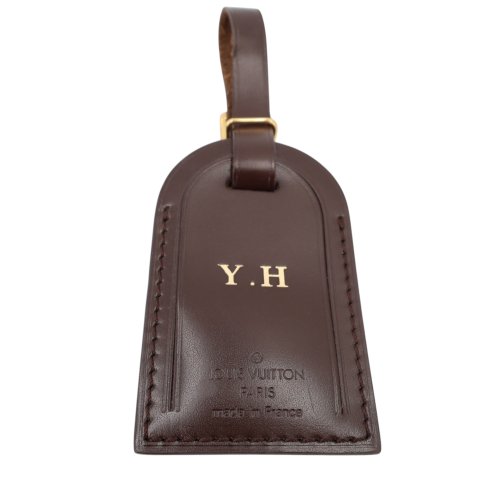 Louis Vuitton Luggage Tag Taschenanhänger Braun Louis Vuitton Louis Vuitton 2