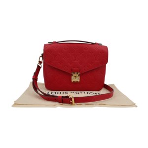 Louis Vuitton Pochette Metis Empreinte Scarlet Red Carrier bags Louis Vuitton 23