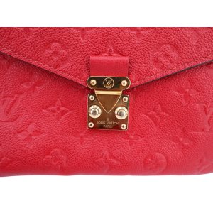 Louis Vuitton Pochette Metis Empreinte Scarlet Red Carrier bags Louis Vuitton 31