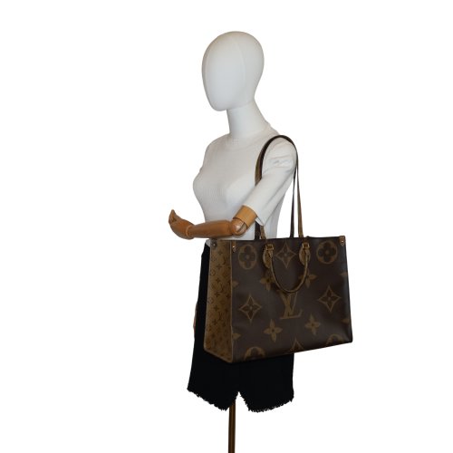 Louis Vuitton Onthego GM Monogram Reverse Canvas Handtaschen Louis Vuitton 5