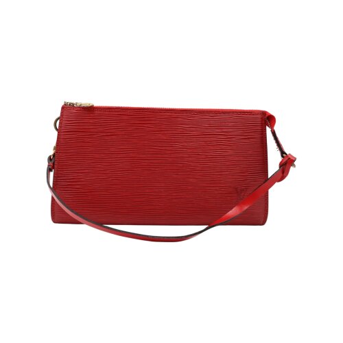 Louis Vuitton Pochette Accessories Epi Red Handbags Louis Vuitton