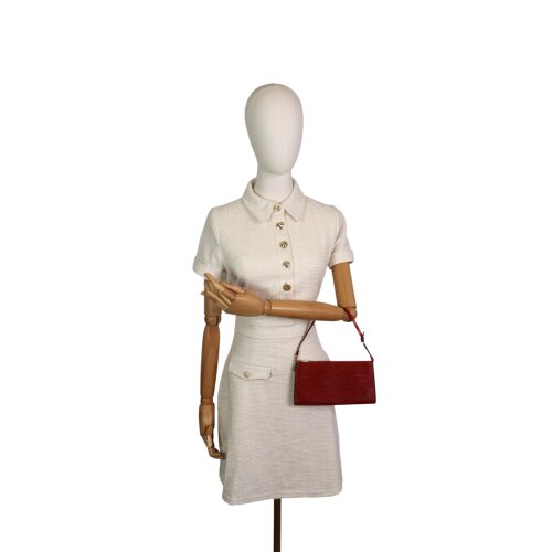 Louis Vuitton Pochette Accessories Epi Red Handbags Louis Vuitton 2