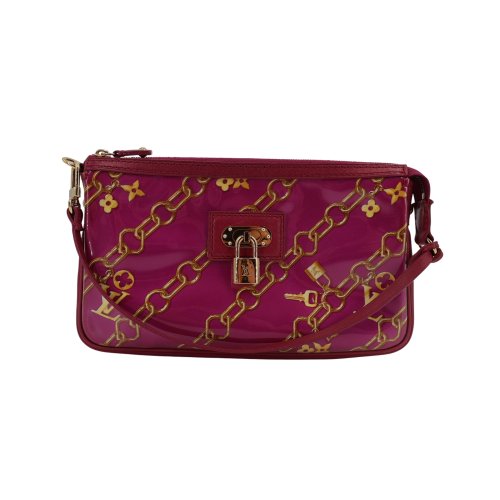 Louis Vuitton Pochette Accessoires Charms Fuchsia Handbags Louis Vuitton