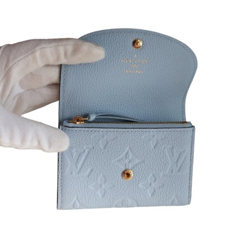 Louis Vuitton Rosalie Coin Empreinte Bleu Nuage Geldbörsen Louis Vuitton 10