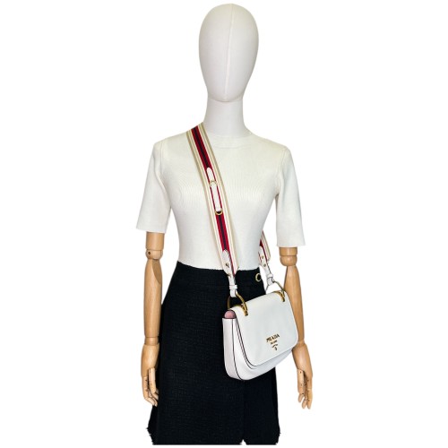 Prada Pionnière Weiß Handtaschen Prada 6