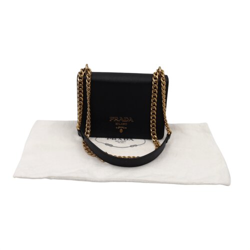 Prada Saffiano Leather Shoulder Bag Handbags Prada 7