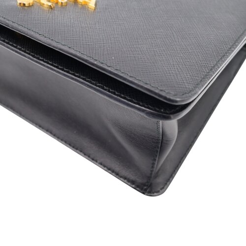Prada Saffiano Leather Shoulder Bag Handbags Prada 13