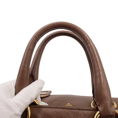 Prada Vitello Daino Shopping Bag Handtaschen Prada 14