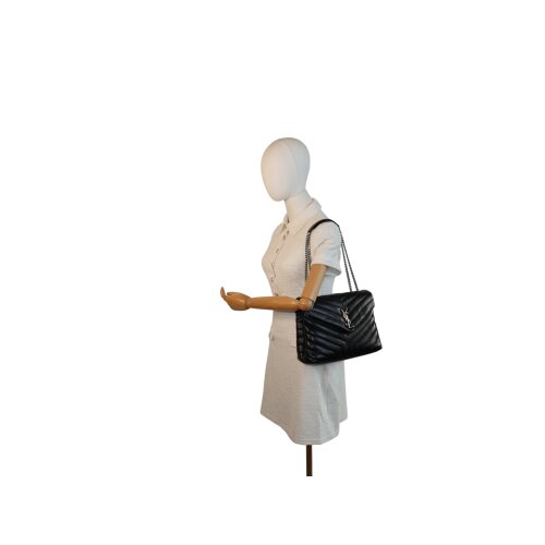 Saint Laurent Loulou Medium Black Handbags Saint Laurent 2